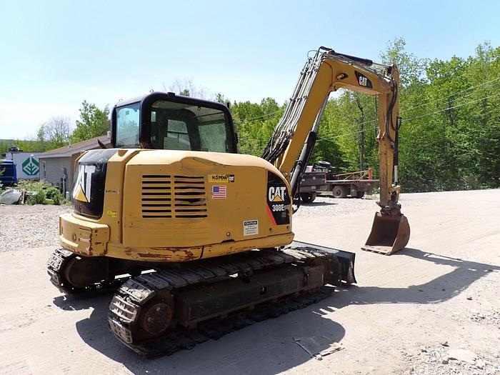 Used 2015 Caterpillar 308E2 CR Hydraulic Excavator RUNS STRONG! Q/C A/C Hammer Lines!