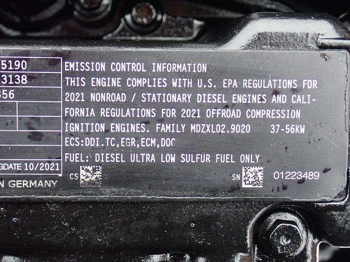 Used 2021 Deutz TD2.9L4