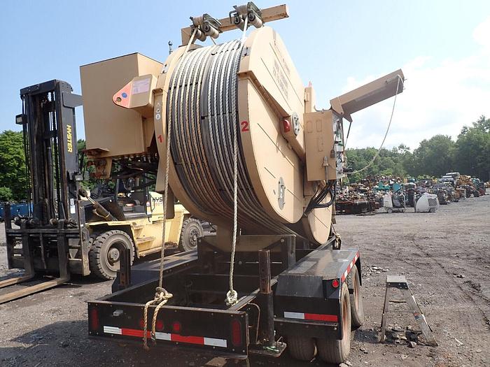 Used 2013 Condux Tesmec FRB616 Hydraulic Tensioner LOW HOURS! VIDEO! Cummins FRB-616