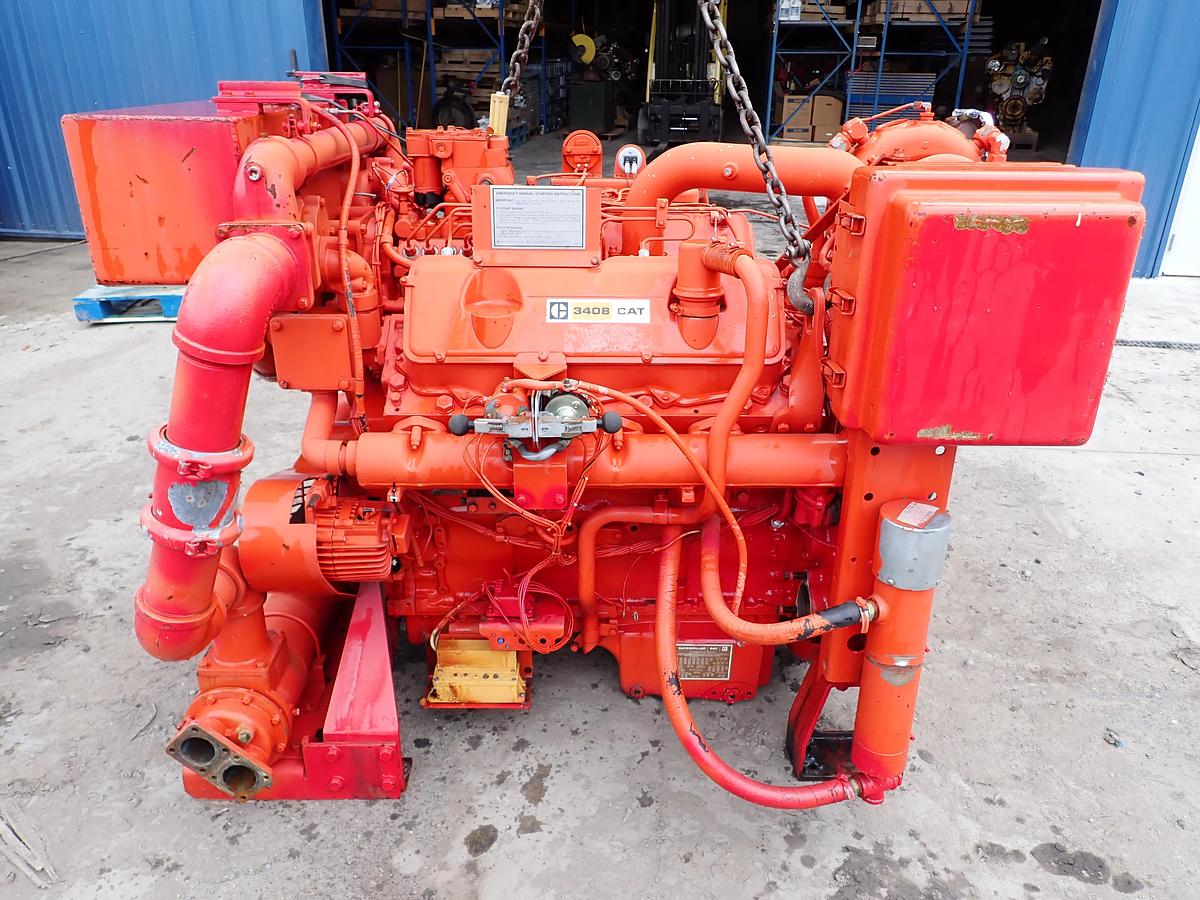 Used CAT 3408 Marine Diesel Engine LOW HOURS!