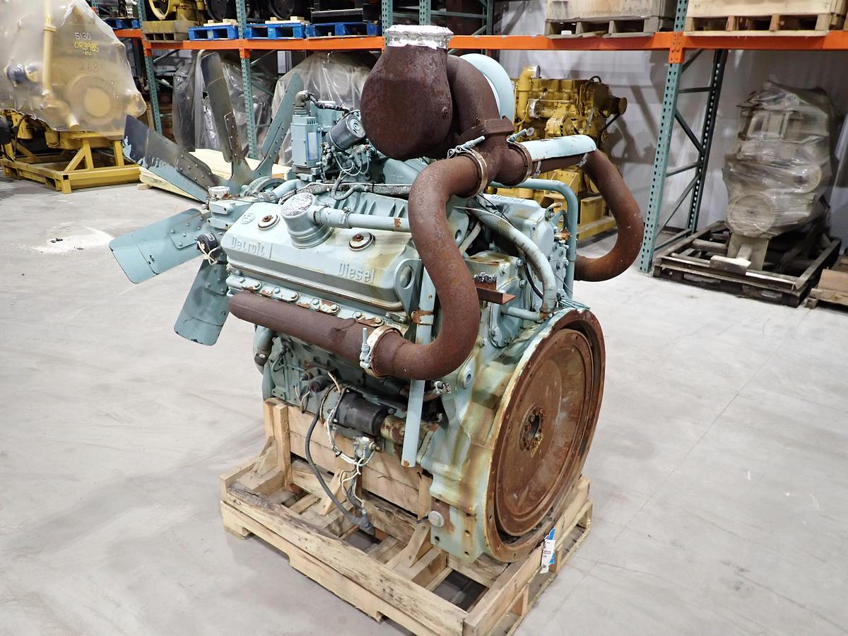 Used Detroit Diesel 8V92TA Engine 441 HOURS 8083-7305