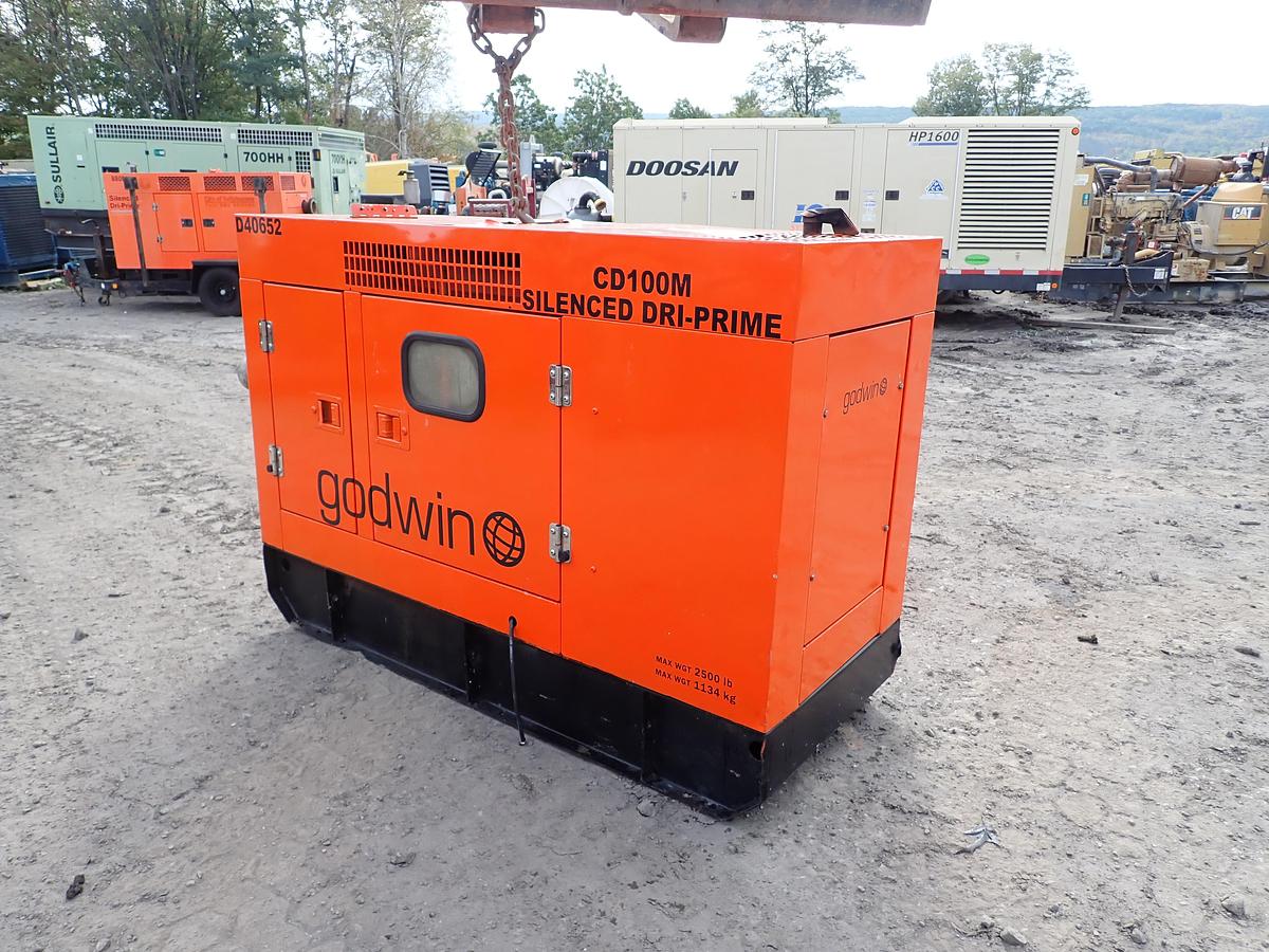 Used 2001 Godwin CD100M 4" Critical Silenced Water Pump