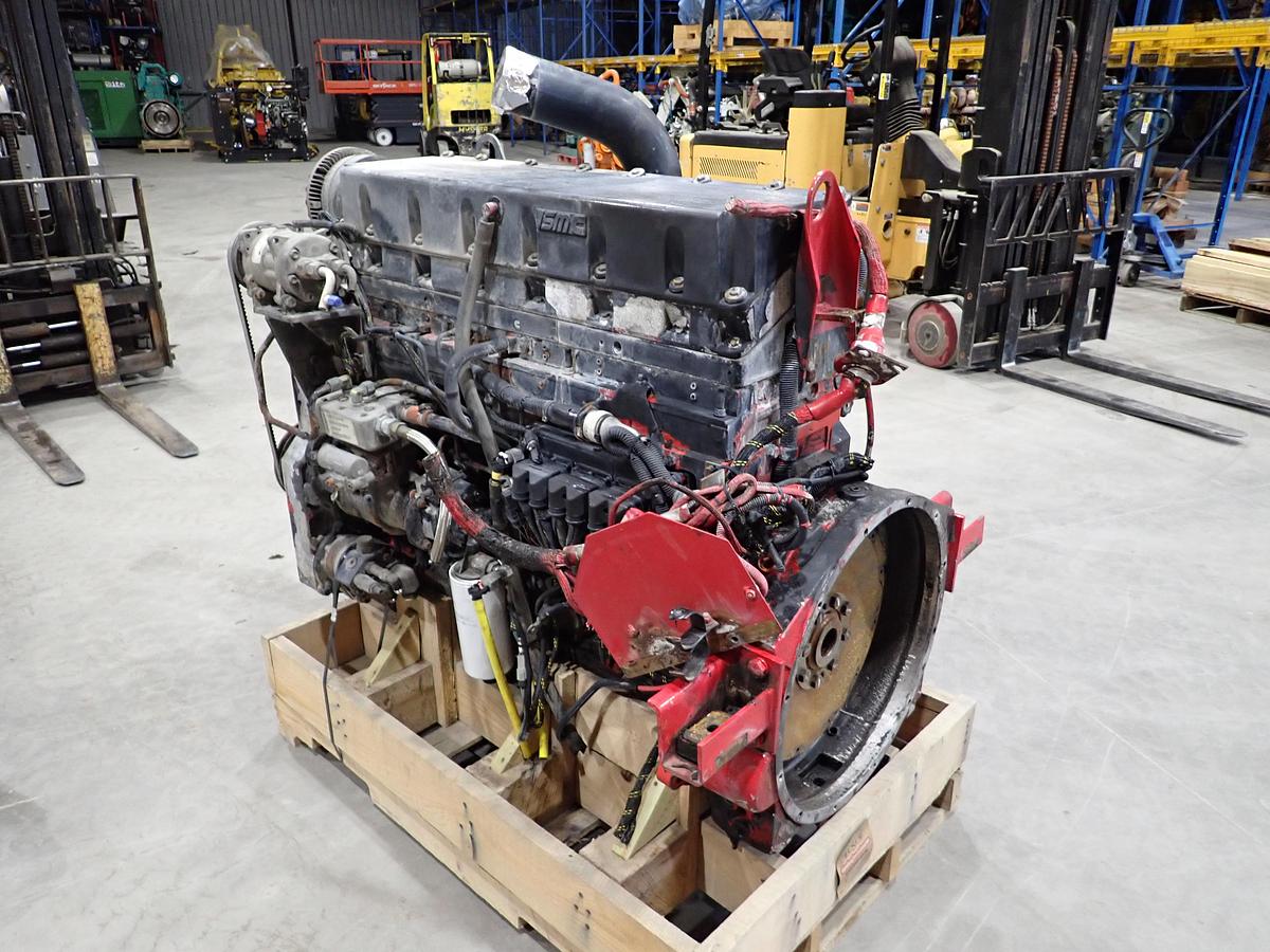 Used 2002 Cummins ISM 350V Diesel Engine CPL 2608 CM570 w/ JAKE BRAKE