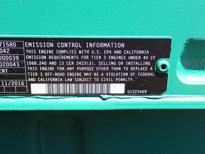 2016 Volvo D6E ECE3 Diesel Engine EW180C Excavator