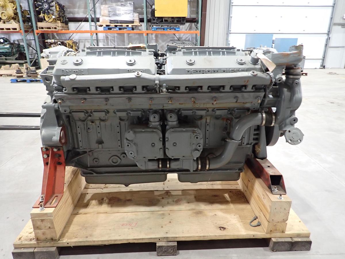 1991 Detroit Diesel 16V71 Marine GOV'T SURPLUS REBUILT!