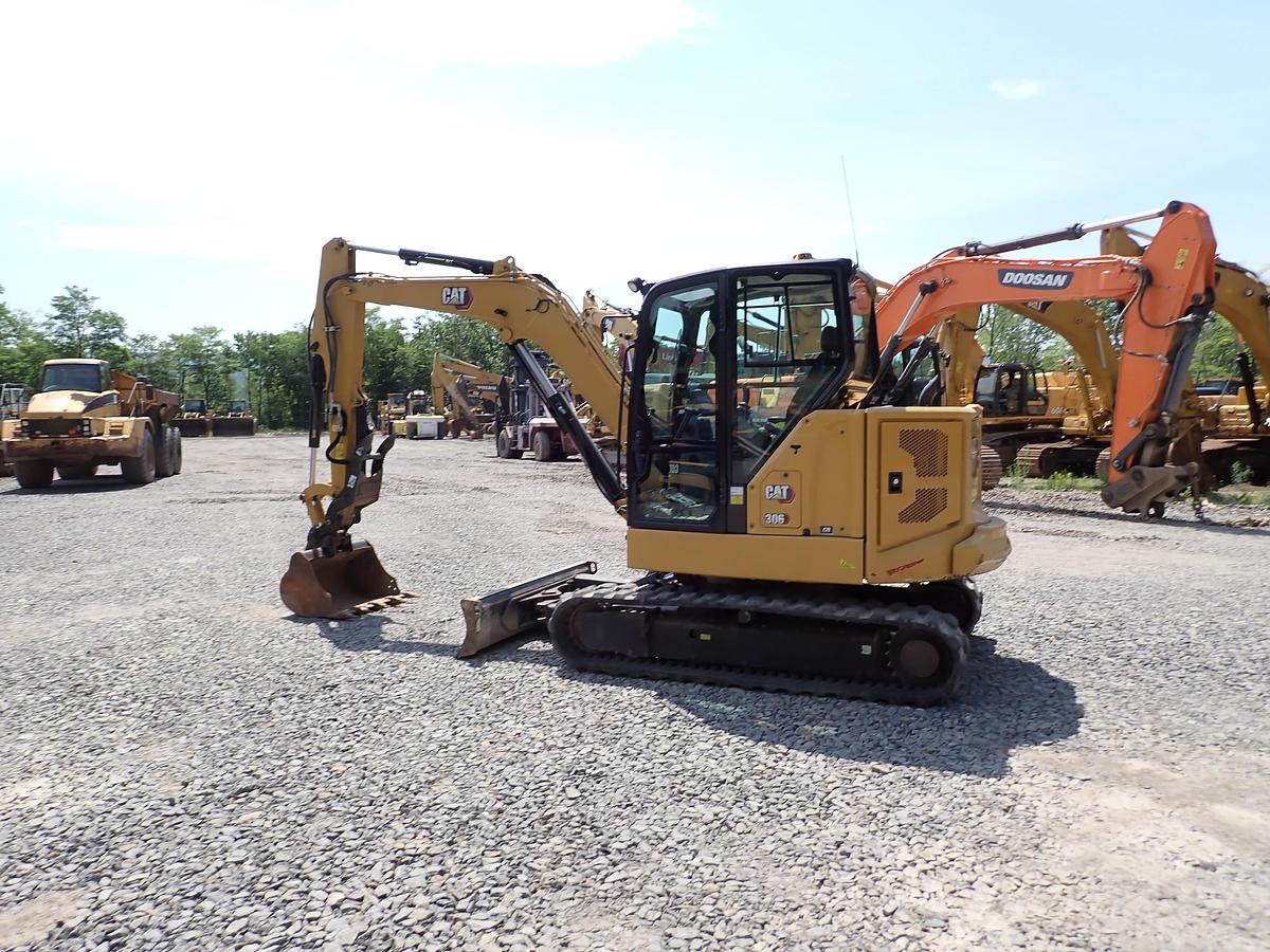 Used 2020 CAT 306 CR Hydraulic Excavator THUMB 1500 HOURS