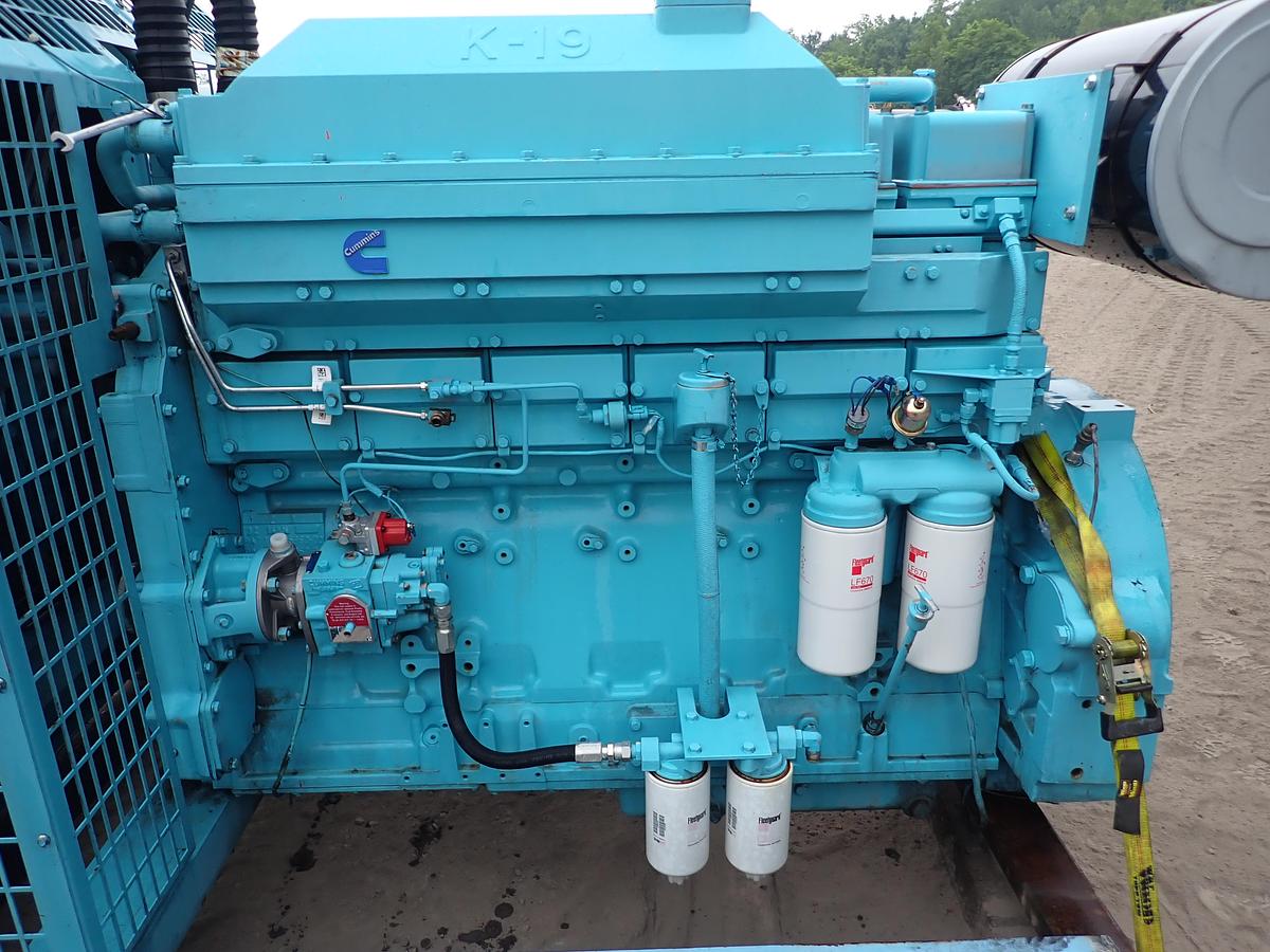 Used 1992 Cummins KTA19-G3 Diesel Engine POWER UNIT 284 HOURS!