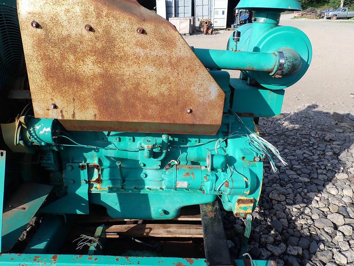 Used Komatsu S6D110-1 Turbo Diesel Engine 341 HOURS!