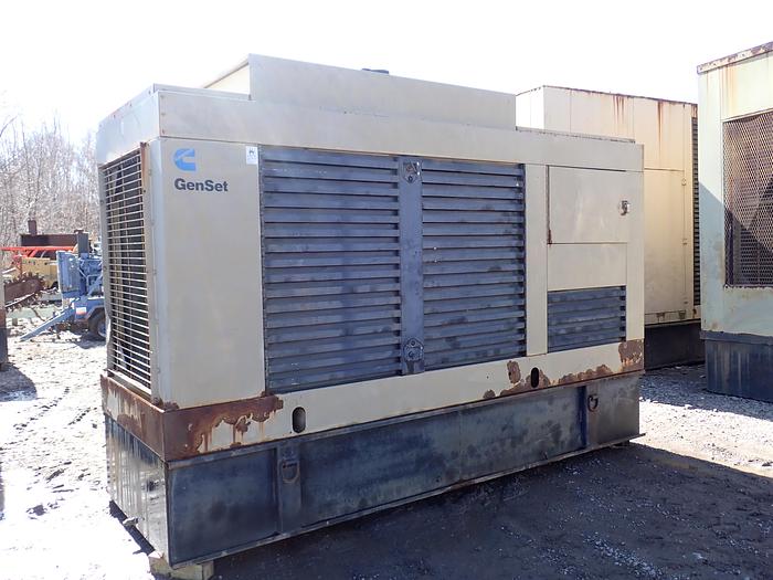 Used 1990 Cummins NT855-G6 250 KW Generator 1198 HOURS!