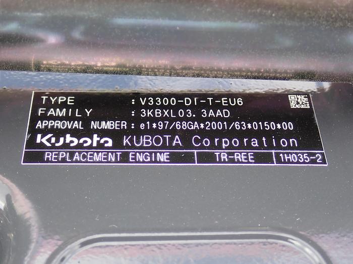 2020 Kubota V3300-DI-T-EU6 Turbo Diesel BOBCAT Engine