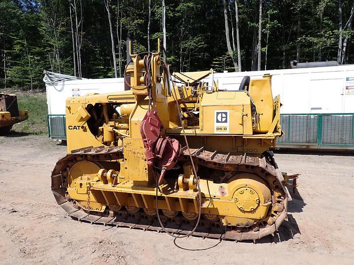 Used 1978 Caterpillar D6D Sideboom Pipelayer Tractor Midwestern M50C 3 Lever Control