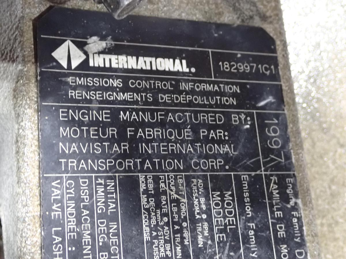 Used 1997 International DTA530 Diesel Engine POWER UNIT! 250 HP MECHANICAL