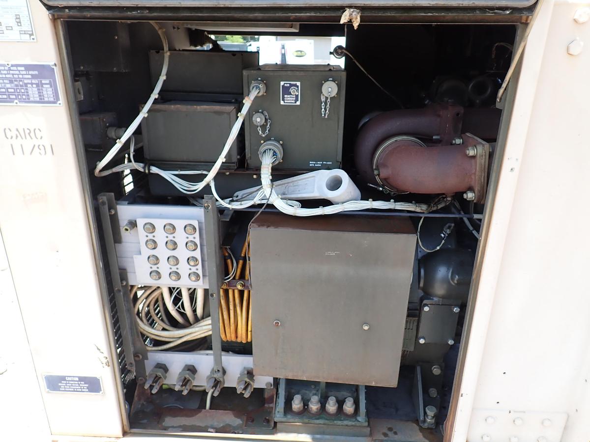 Used 1990 Libby MEP007B 100 KW Diesel Generator GOV'T SURPLUS