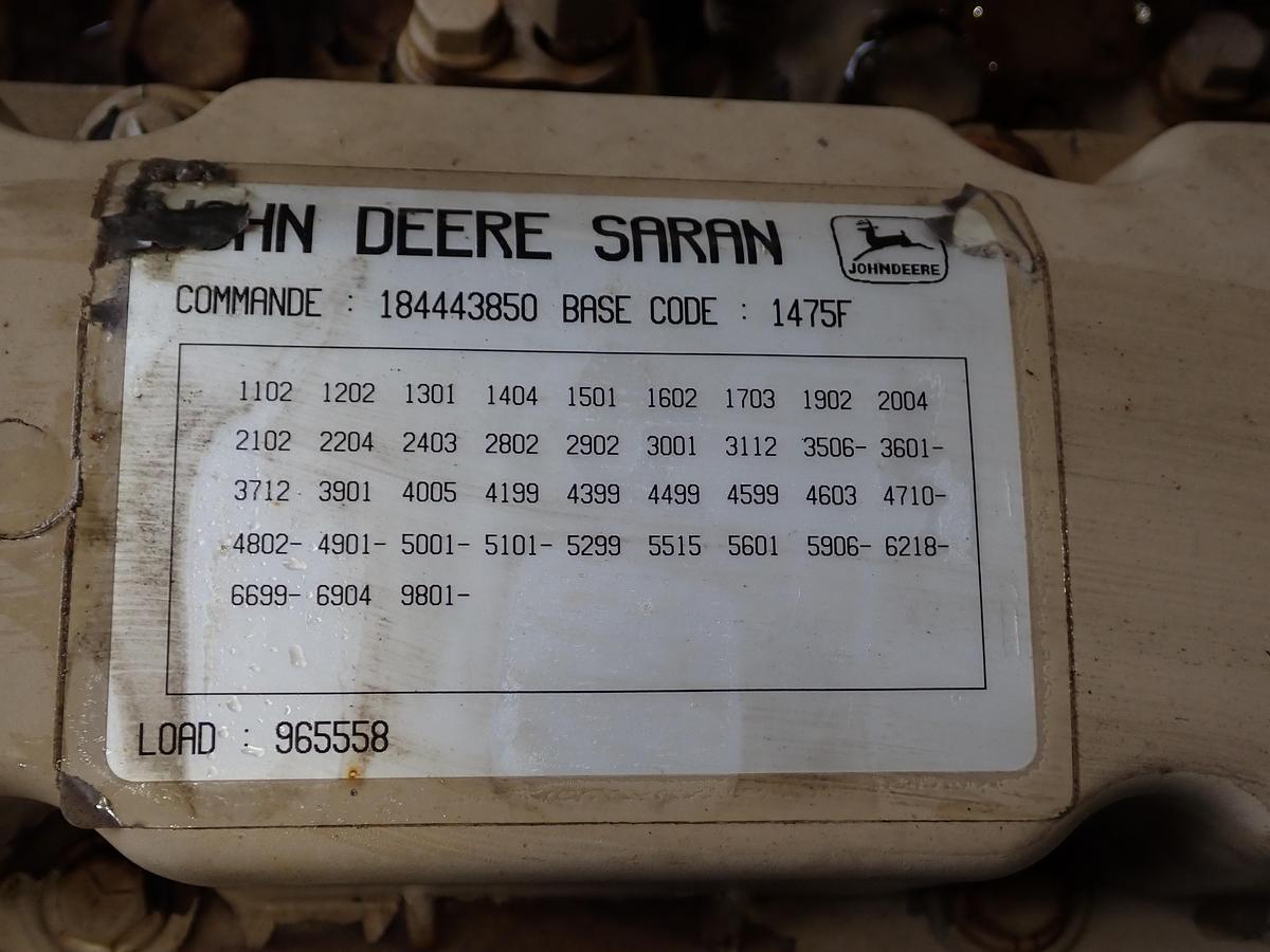 Used John Deere 4039DF001 Diesel Engine