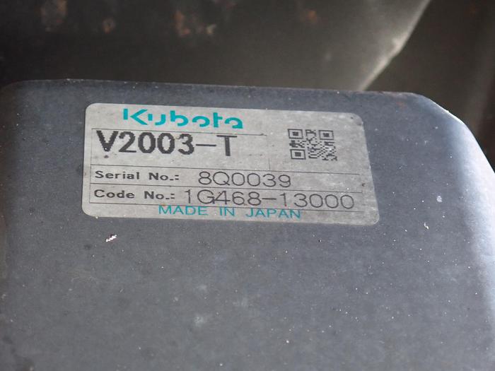 Used 2008 Kubota V2003-M-T-ES01 Turbo Diesel Engine