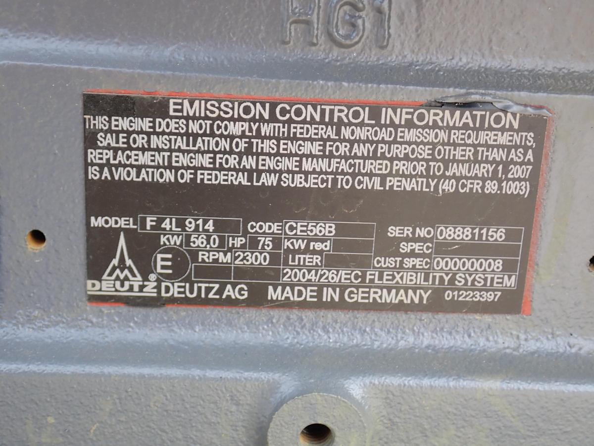 Deutz F4L914 UNUSED Diesel Engine POWER UNIT