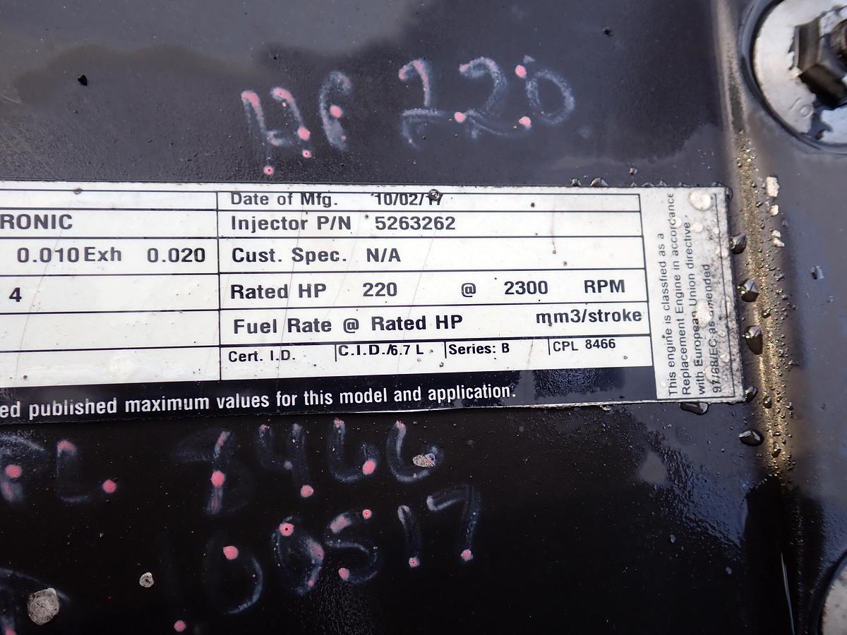 Used 2017 Cummins QSB 6.7 Diesel Engine CPL 8466