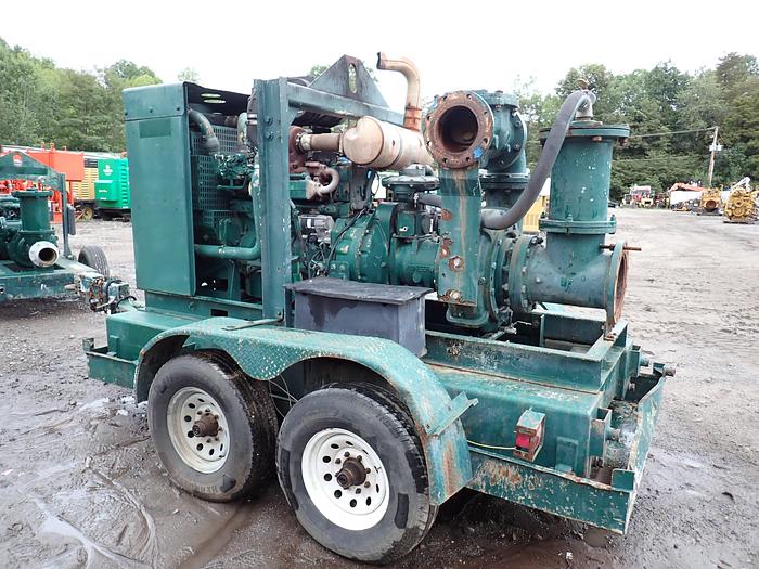Used Pioneer PP108S17L71 10x8 Towable Water Pump DEERE DIESEL