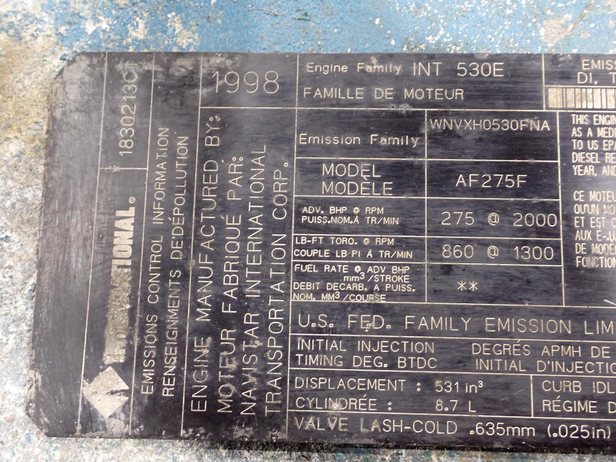 Used 1998 International DT530E Diesel Engine 275 HP 23K ORIGINAL MILES!