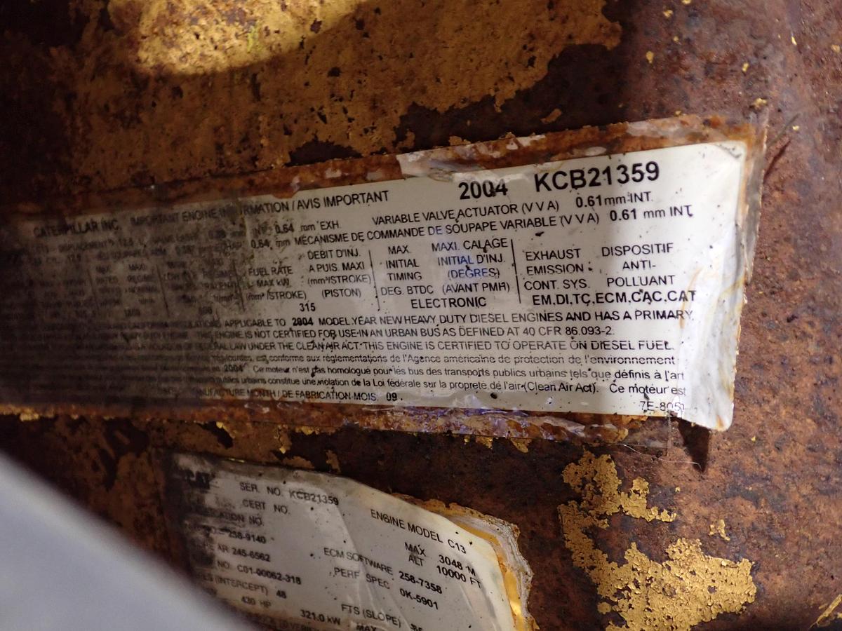 Used 2004 CAT C13 Diesel Truck Engine KCB 430 HP