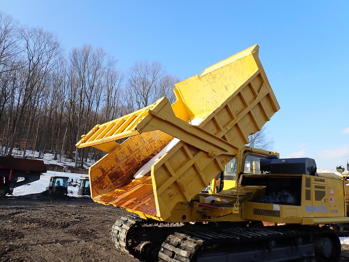 Used 2003 Komatsu CD110R-1 Crawler Carrier Dumper