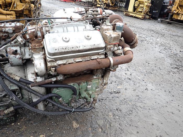 Used Detroit Diesel 6V92TA Silver Engine 8067-7427