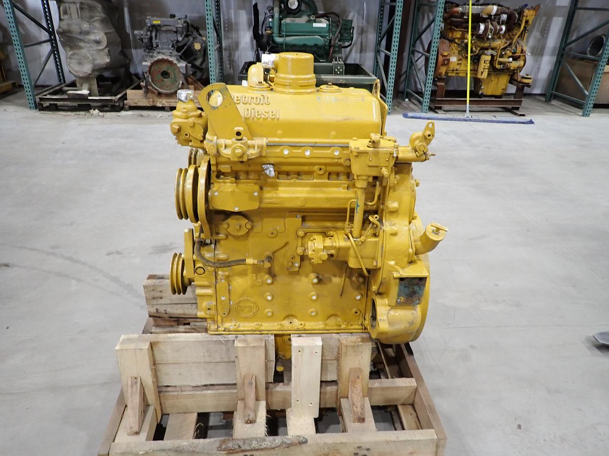 Refurbished Detroit Diesel 3-53T Silver Engine REBUILT! 5033-8301
