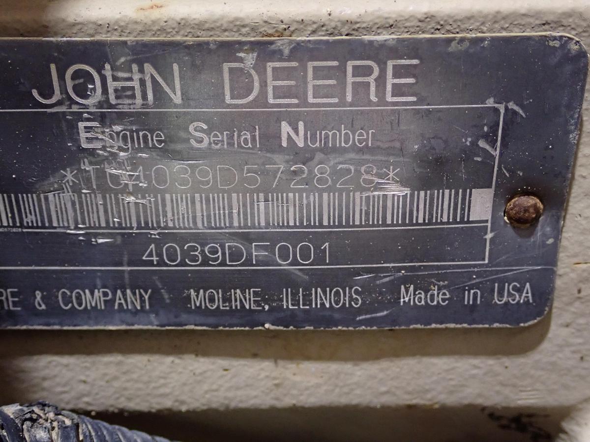 Used John Deere 4039DF001 Diesel Engine POWER UNIT