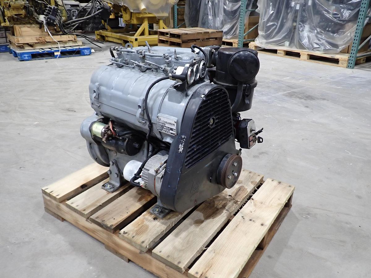 Used Lombardini 5LD825-3 Diesel Engine 688 HOURS!