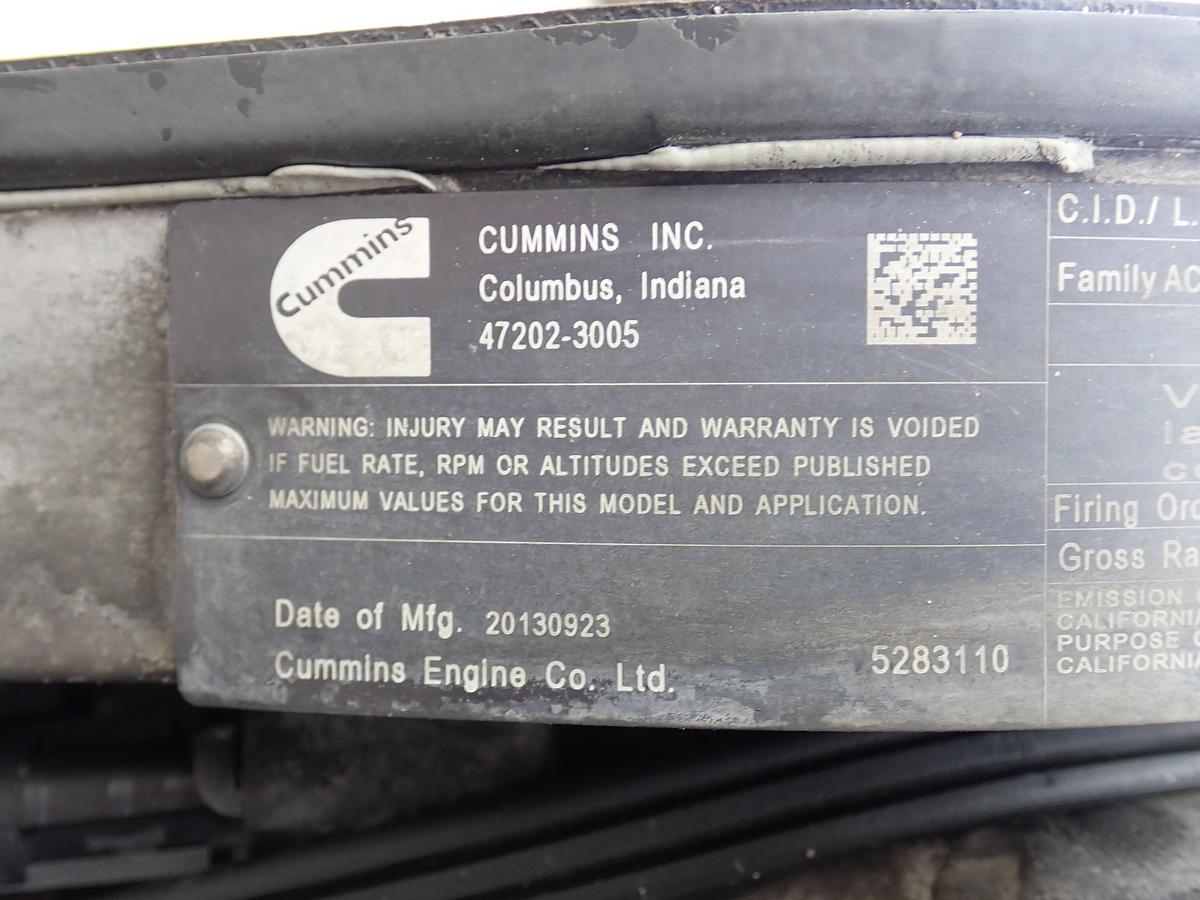 Used 2013 Cummins QSC 8.3 Diesel Engine CPL 8630