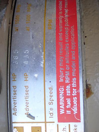 Used 1990 Cummins NT855-G6 250 KW Generator 1306 HOURS!