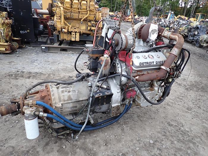 Used Detroit Diesel 6V92TA Silver Engine 8063-7400
