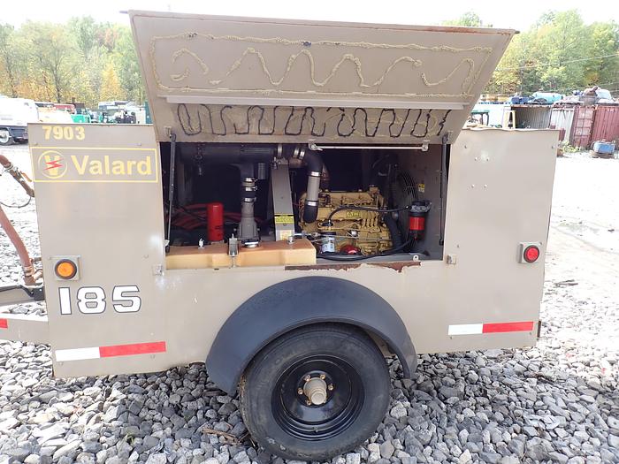 Used 2000 LeRoi Q185D 185 CFM Air Compressor CAT 3034 Diesel