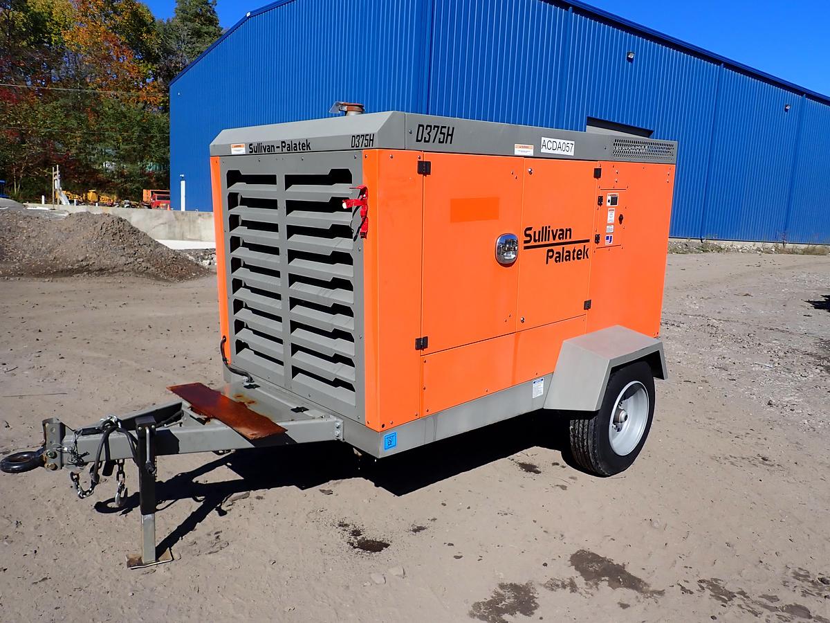 Used 2023 Sullivan Palatek D375PHJD4 375 CFM Air Compressor