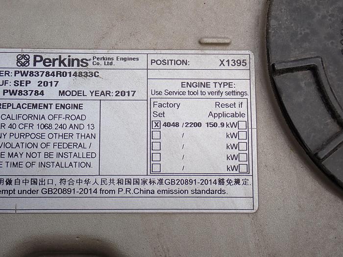 Perkins 1006D-E70TTA Turbo Diesel Engine POWER UNIT! PW83784 UNUSED! TIER 3 1106
