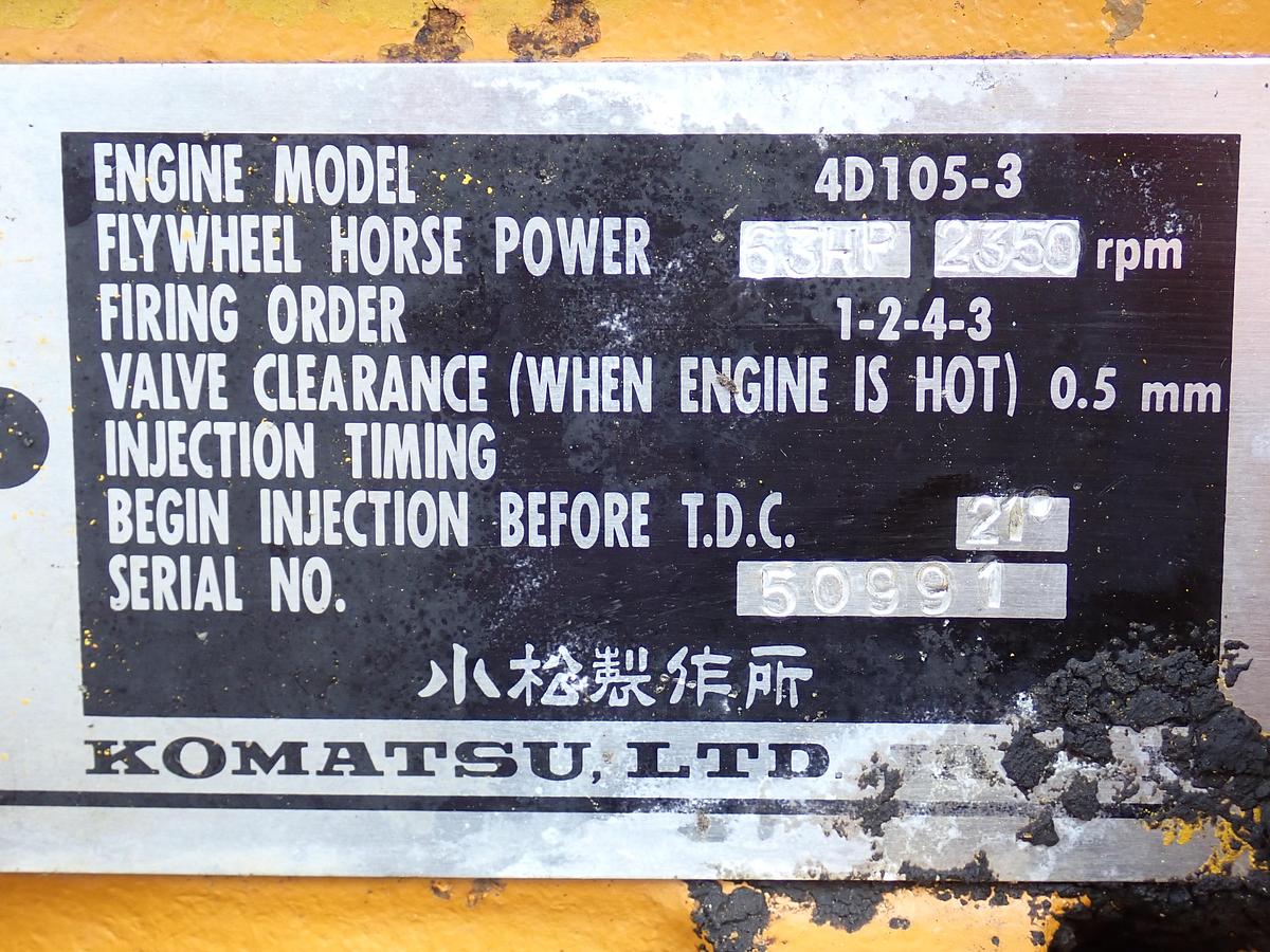 Used Komatsu 4D105-3 Diesel Engine