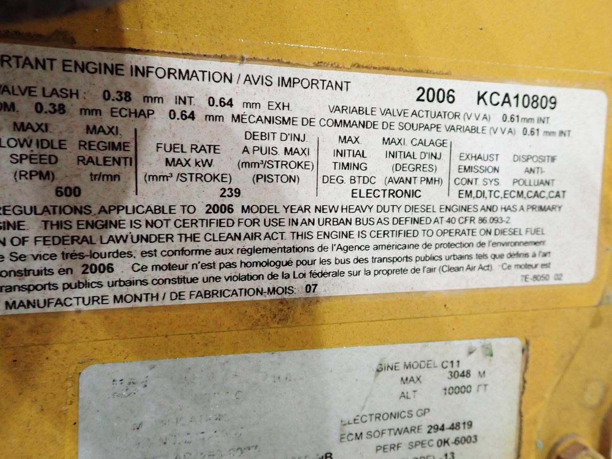 Used 2006 CAT C11 Diesel Truck Engine