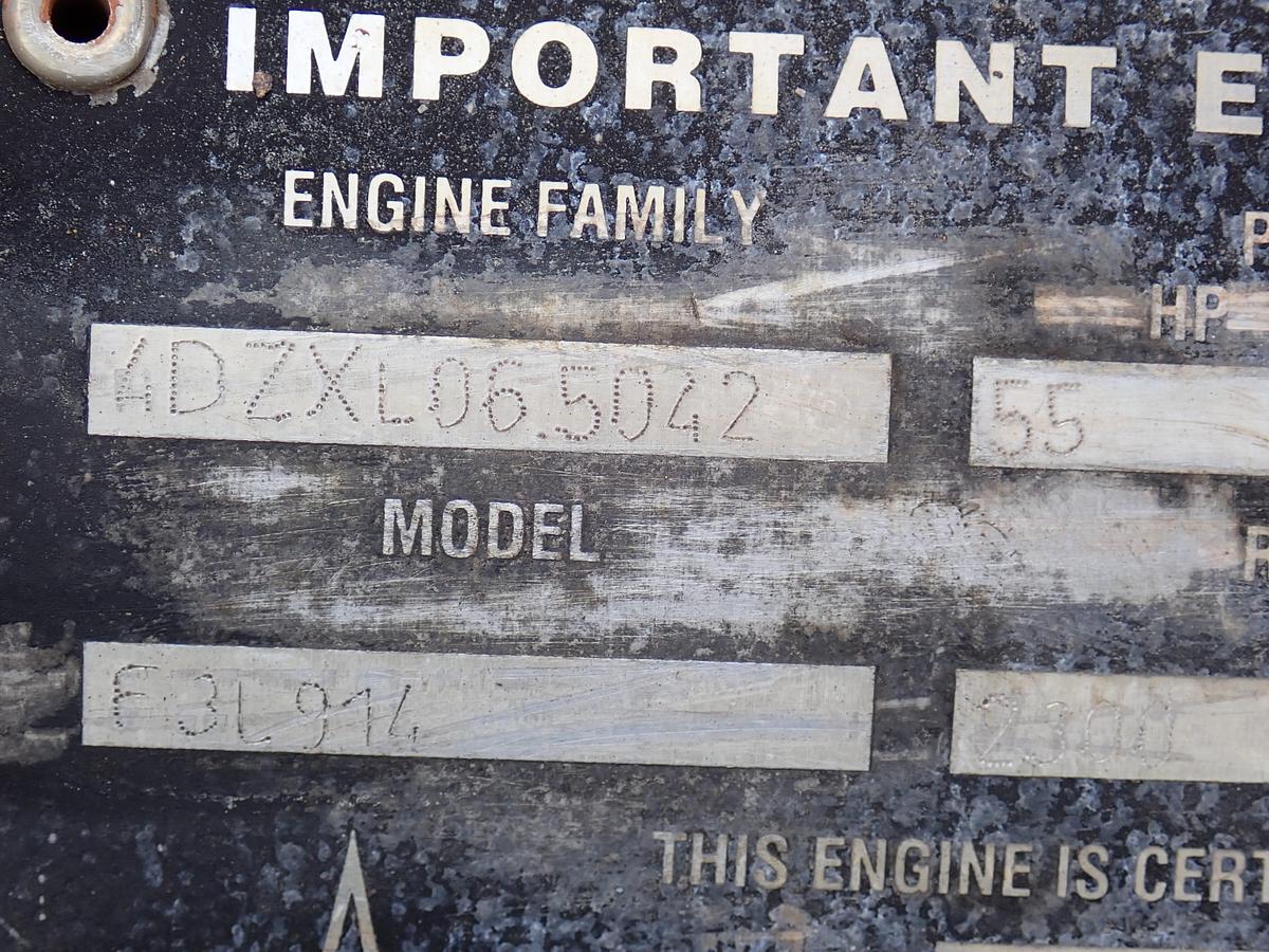 Used 2004 Deutz F3L914 Diesel Engine POWER UNIT