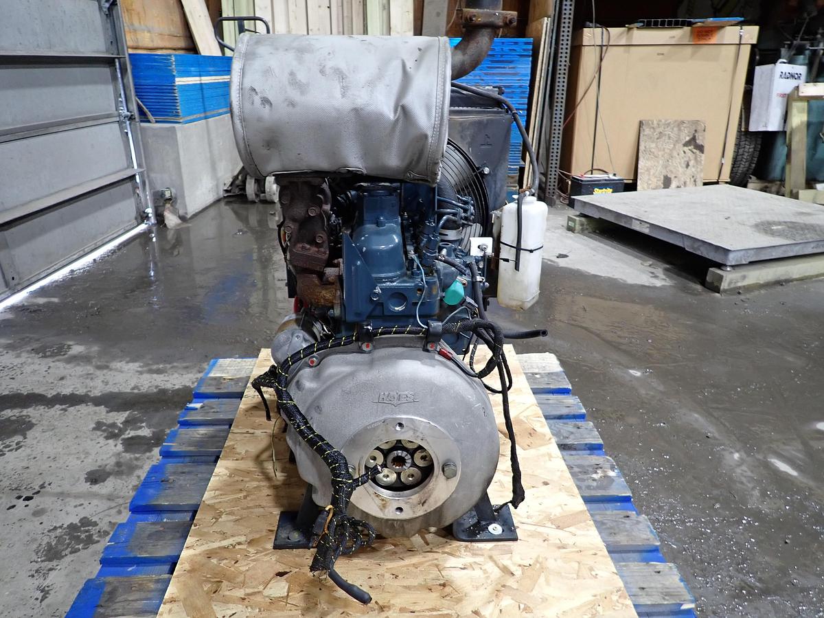 Used Kubota V1505-T Turbo Diesel Engine Power Unit 151 HOURS!