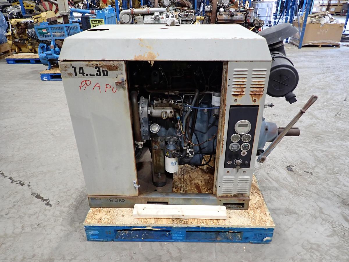 Used Perkins T4.236 Diesel Engine POWER UNIT w/ PTO CLUTCH