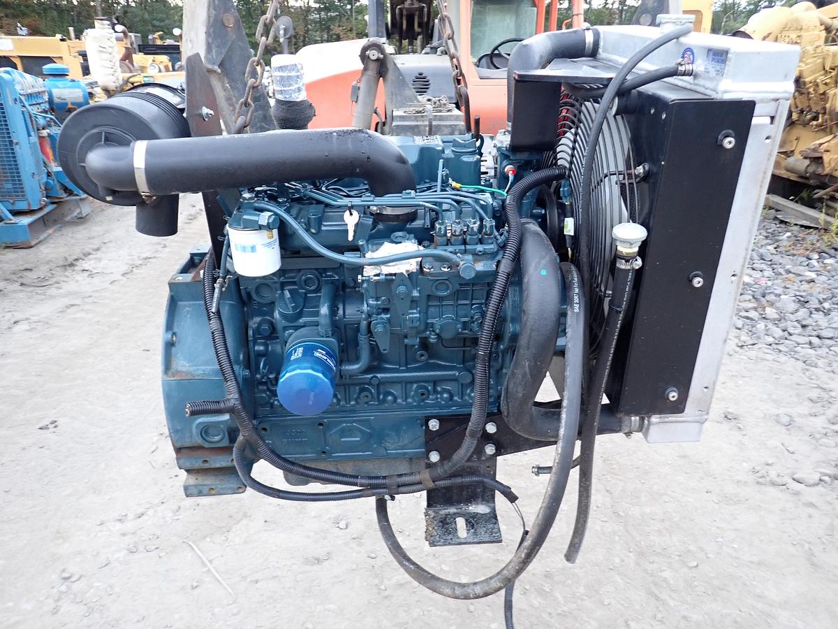 Used 2017 Kubota V3300-BG-ET01 Diesel Engine LOW HOURS!