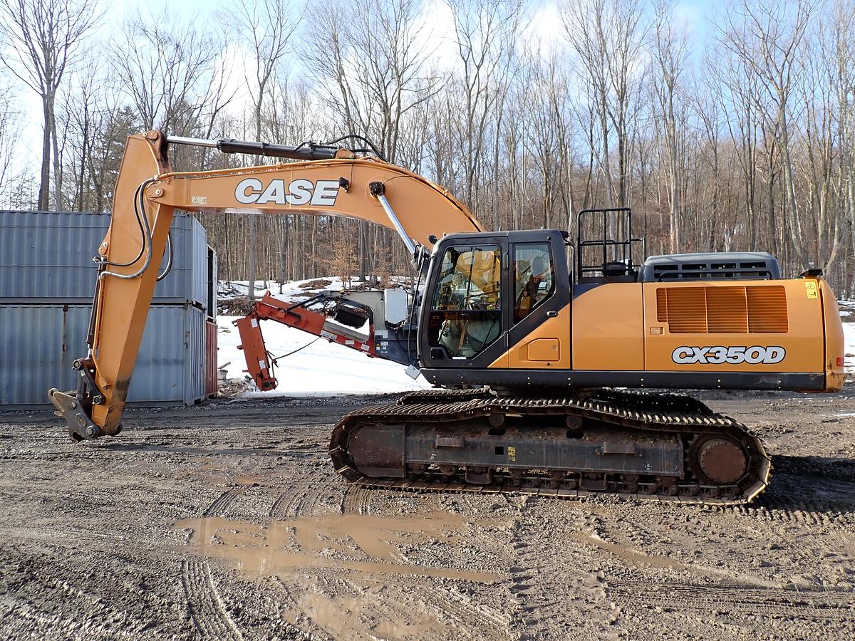 Used 2021 Case CX350D Hydraulic Excavator