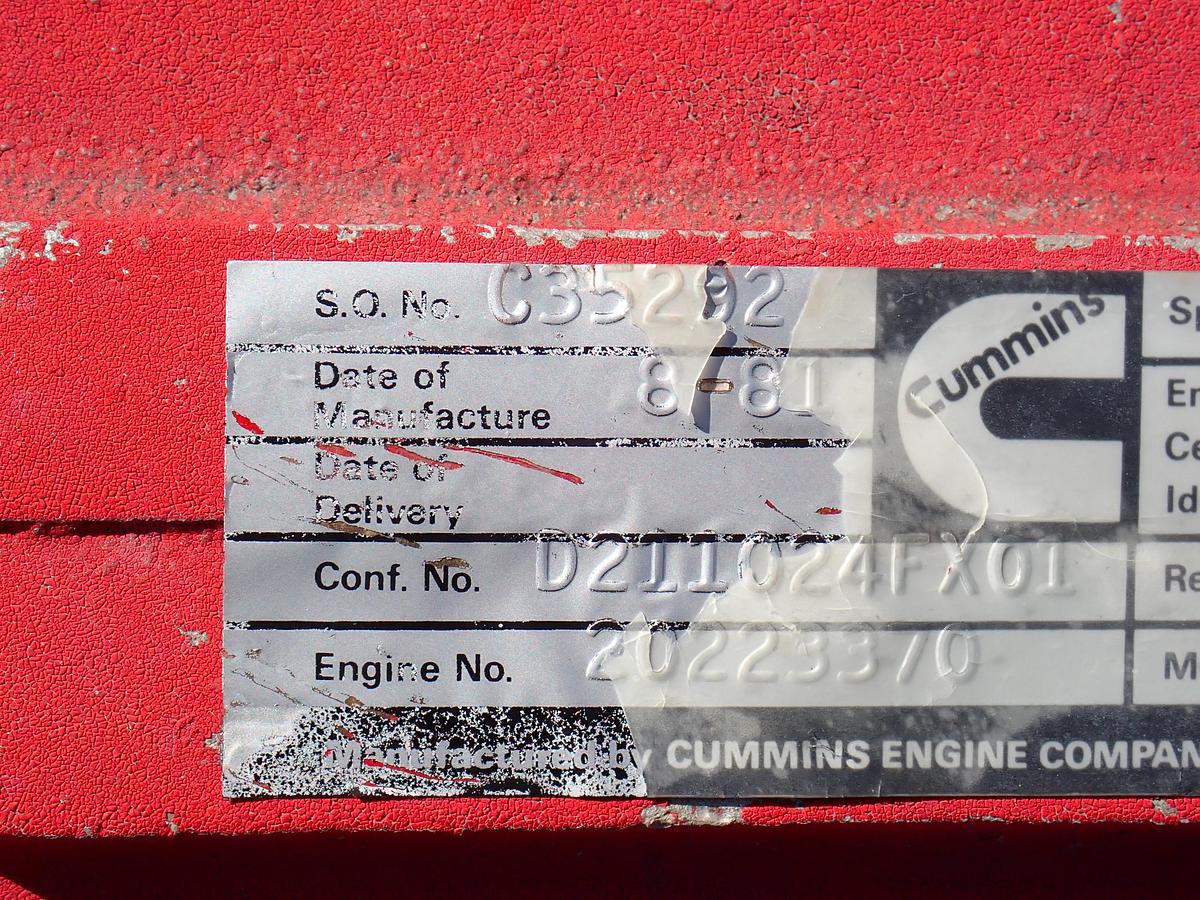Used 1981 Cummins V504-F2 Diesel Engine