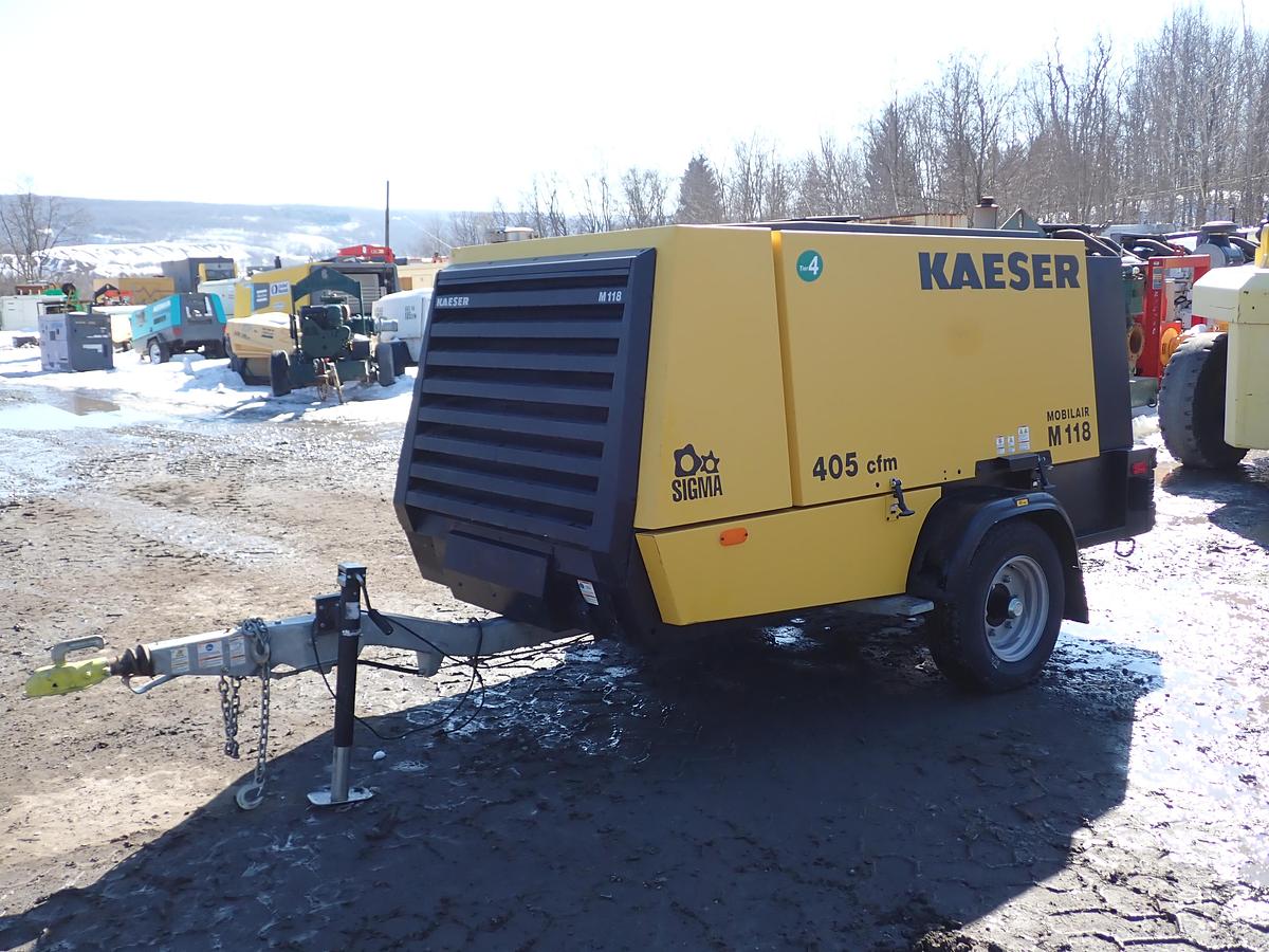 Used 2022 Kaeser M118 Mobilair 405 CFM Air Compressor