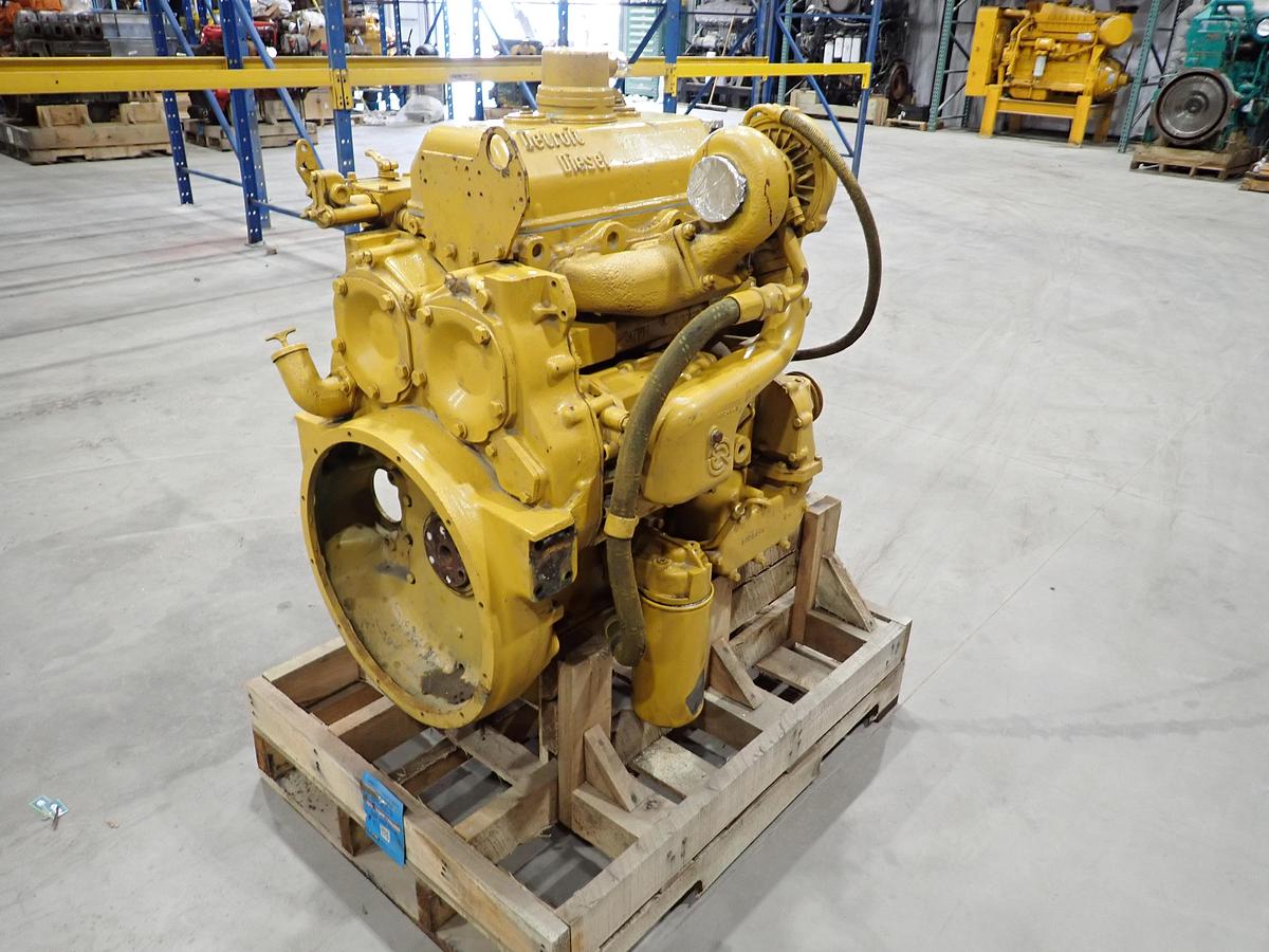 Refurbished Detroit Diesel 3-53T Silver Engine REBUILT! 5033-8301