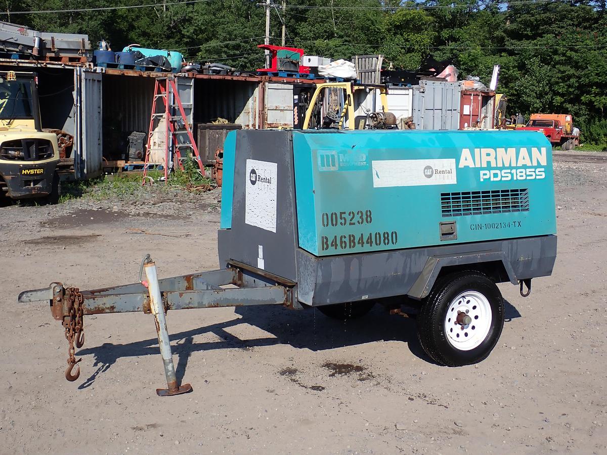 Used 2008 Airman PDS185S 185 CFM Air Compressor