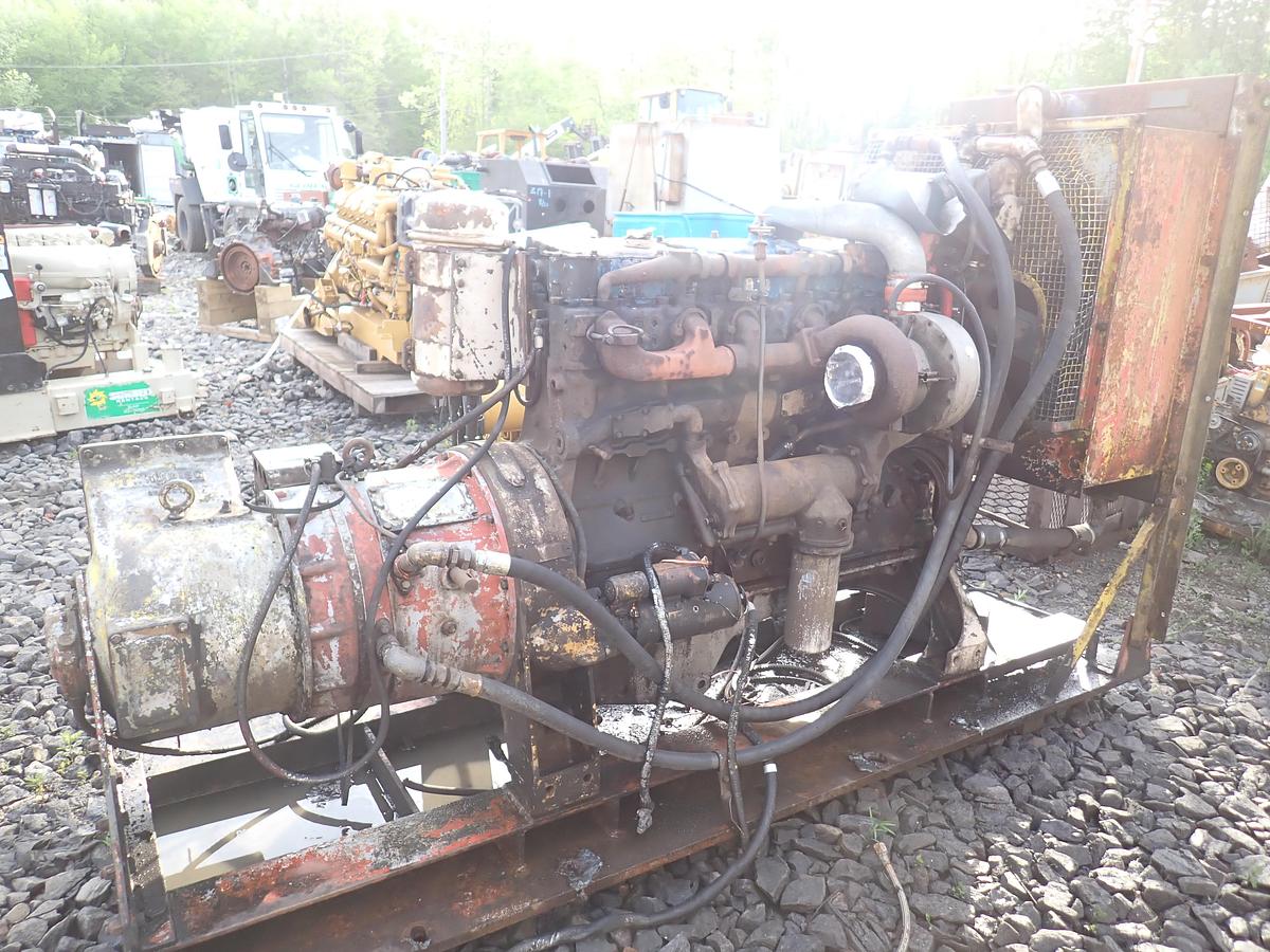 Used 1973 Cummins NTC-270 Small Cam Diesel Engine DRAGLINE TRAY