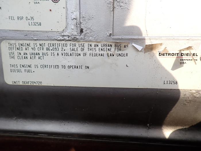 Used 1993 Detroit Diesel 6V92TA Truck Engine 350 HP DDEC