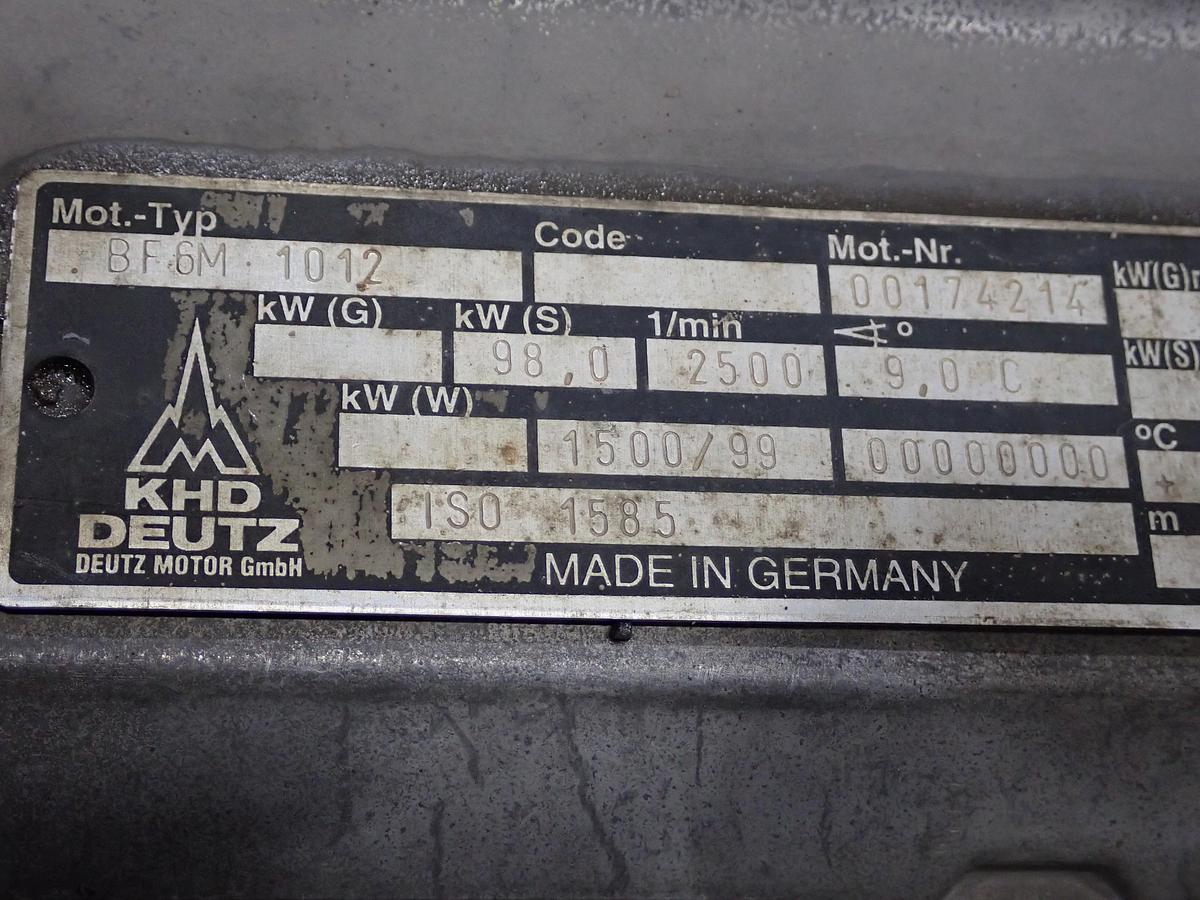 Used Deutz BF6M1012 Diesel Engine