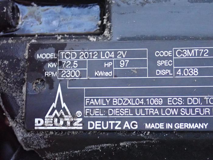 2016 DEUTZ TCD2012 L04 2V Diesel Engine NEW UNUSED BF4M2012